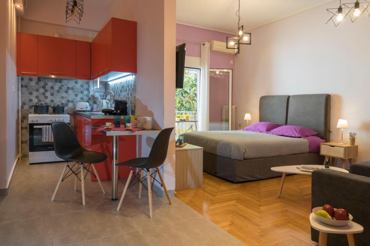 Stylish Modern Studio In The Heart Of Athen Exterior foto
