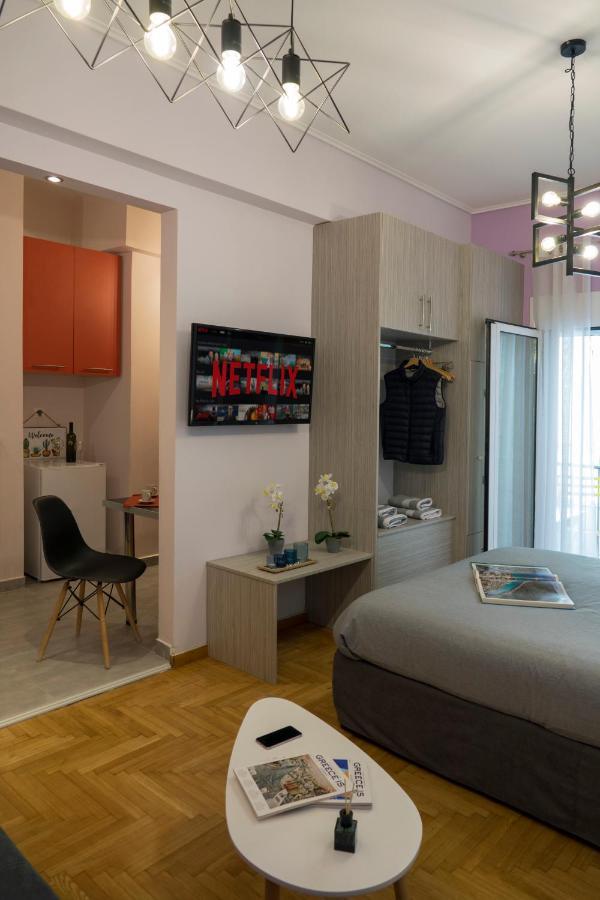 Stylish Modern Studio In The Heart Of Athen Exterior foto